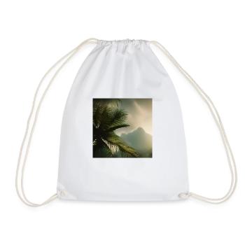 Beau palmier - Sac de sport léger - blanc - Devant