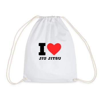 J’adore le jiu jitsu - Sac de sport léger - blanc - Devant