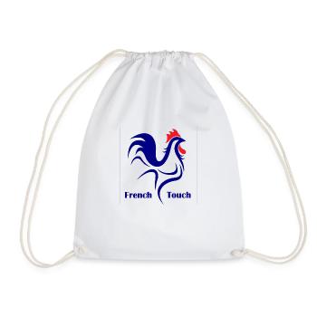 EnglishTouchy - Drawstring Bag - white - Front