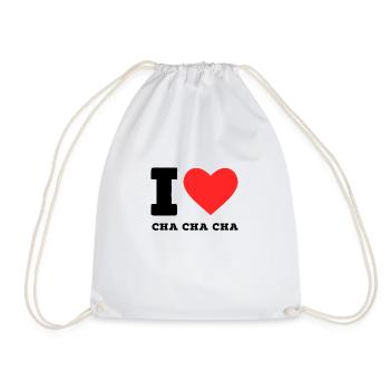 Ich liebe Cha Cha Cha - Turnbeutel - Weiß - Vorne