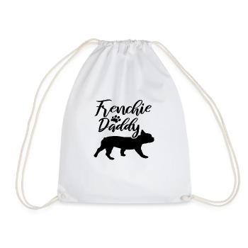 Frenchie Daddy - Turnbeutel - Weiß - Vorne