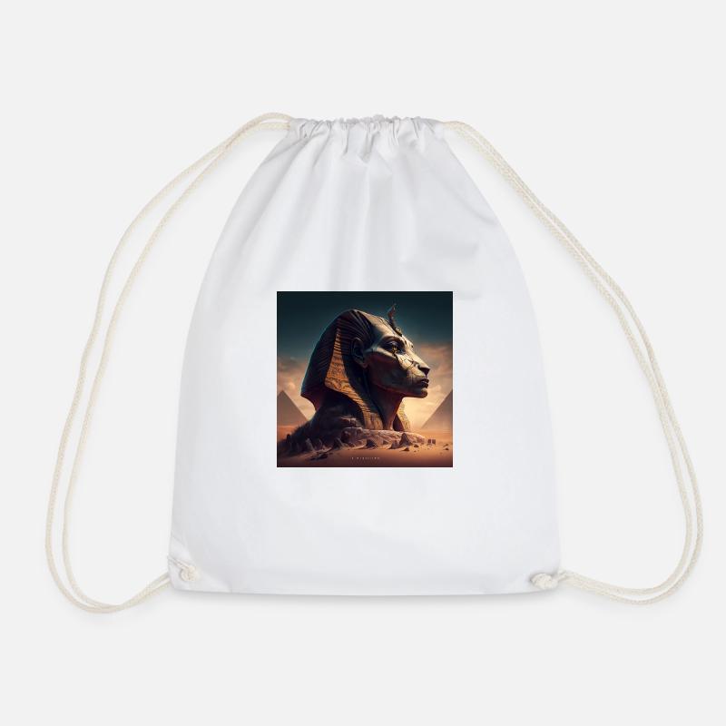 Transformed Sphinix Dam - Drawstring Bag - white