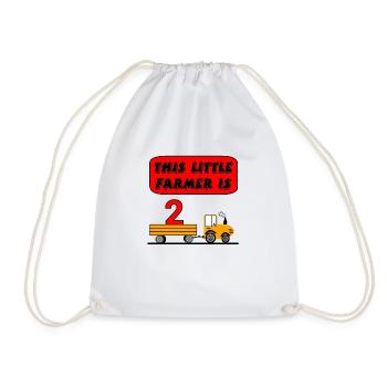 Farmer - Drawstring Bag - white - Front