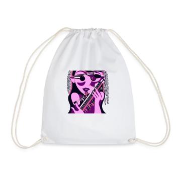 Fille de la musique - Sac de sport léger - blanc - Devant