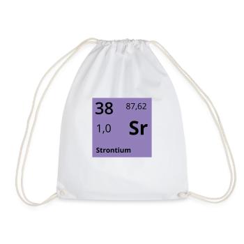 Strontium - Turnbeutel - Weiß - Vorne