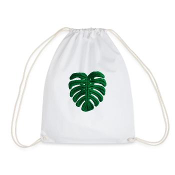 CROCHET MONSTERA - Turnbeutel - Weiß - Vorne