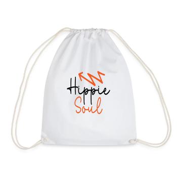 Hippie Soul - Drawstring Bag - white - Front