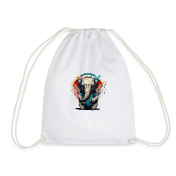 funkyphant - Turnbeutel - Weiß - Vorne
