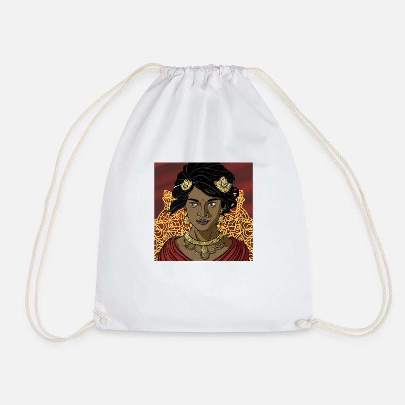 Princesse indienne - Sac de sport léger - blanc