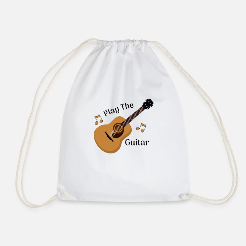 Play the Guitar - Turnbeutel - Weiß