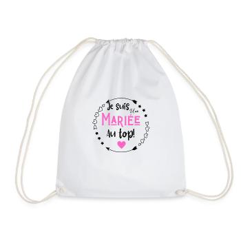 Je suis une mariée au top - Sac de sport léger - blanc - Devant