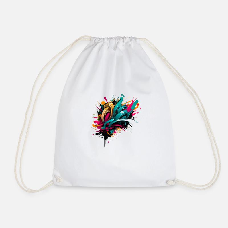 Graffiti - Sac de sport léger - blanc
