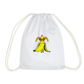 Bananabat - Turnbeutel - Weiß - Vorne