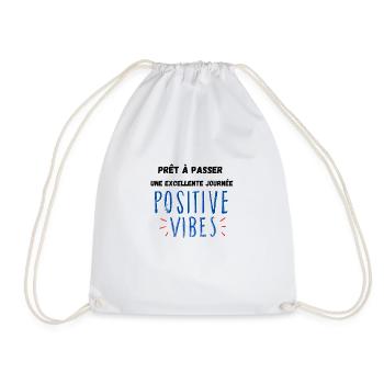 Positive T-shirt - Sac de sport léger - blanc - Devant