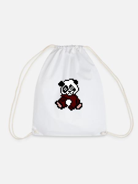 Natur Panda - Turnbeutel - Weiß