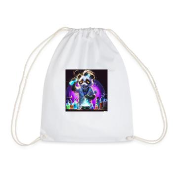 Panda chimiste art numérique - Sac de sport léger - blanc - Devant