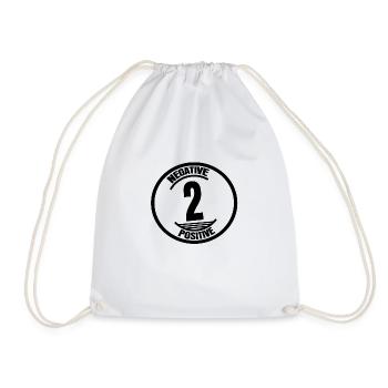 Négatif à positif - Sac de sport léger - blanc - Devant