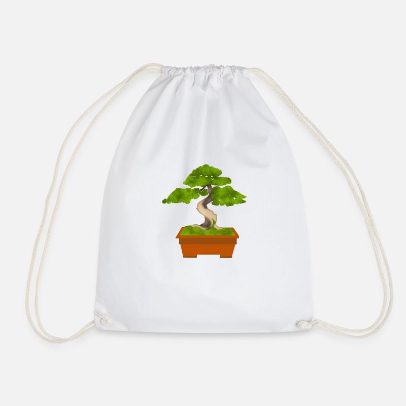 Bonsai - Turnbeutel - Weiß
