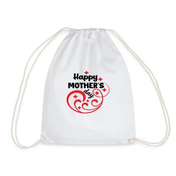 Happy Mother's Day - Drawstring Bag - white - Front