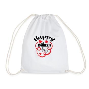 Happy Mother's Day - Drawstring Bag - white - Front