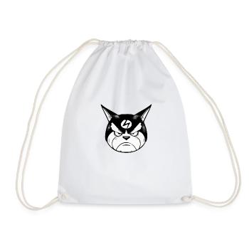 Exok le chat grognon - Sac de sport léger - blanc - Devant