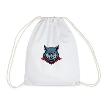 Acko the cunning wolf - Drawstring Bag - white - Front