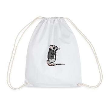 Rodent without a cause. - Drawstring Bag - white - Front