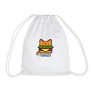 Purrger - Sac de sport léger - blanc - Devant