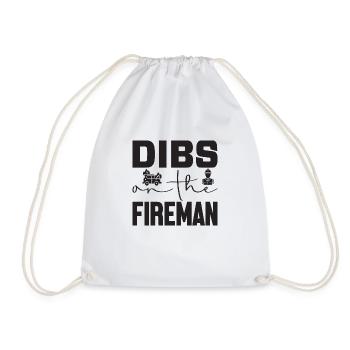 Dibs sur le pompier - Sac de sport léger - blanc - Devant