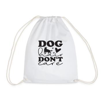 Dog hair don´t care - Turnbeutel - Weiß - Vorne