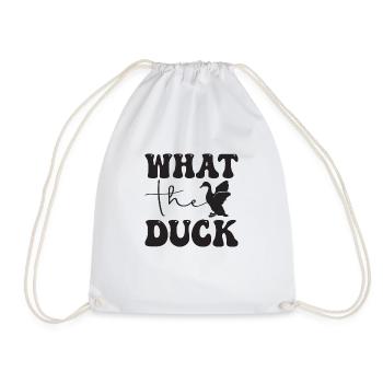 What the Duck - Turnbeutel - Weiß - Vorne