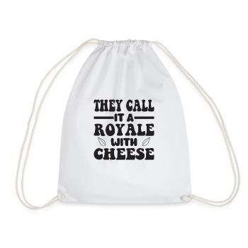 Ils l’appellent une Royale avec du fromage - Sac de sport léger - blanc - Devant