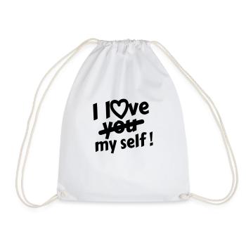 Je m’aime ! - Sac de sport léger - blanc - Devant