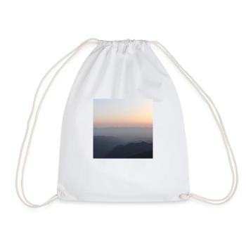 Sunrise over Bergen - Drawstring Bag - white - Front