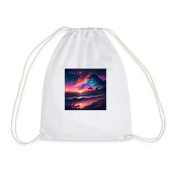 Phantasy Worlds, Design 2 - Turnbeutel - Weiß - Vorne
