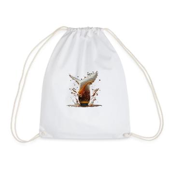 Craft Beer Explosion in the Glass - Drawstring Bag - white - Front