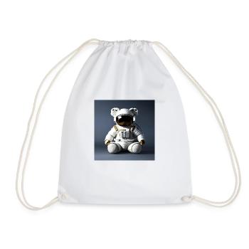 astronaut teddy - Turnbeutel - Weiß - Vorne