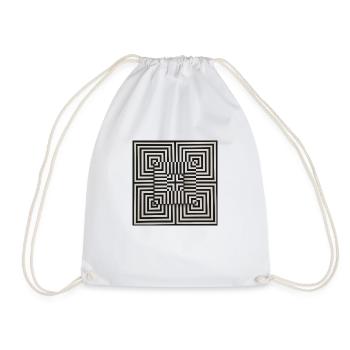 Island - Drawstring Bag - white - Front