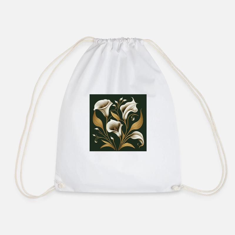 Fleurs de lys - Sac de sport léger - blanc