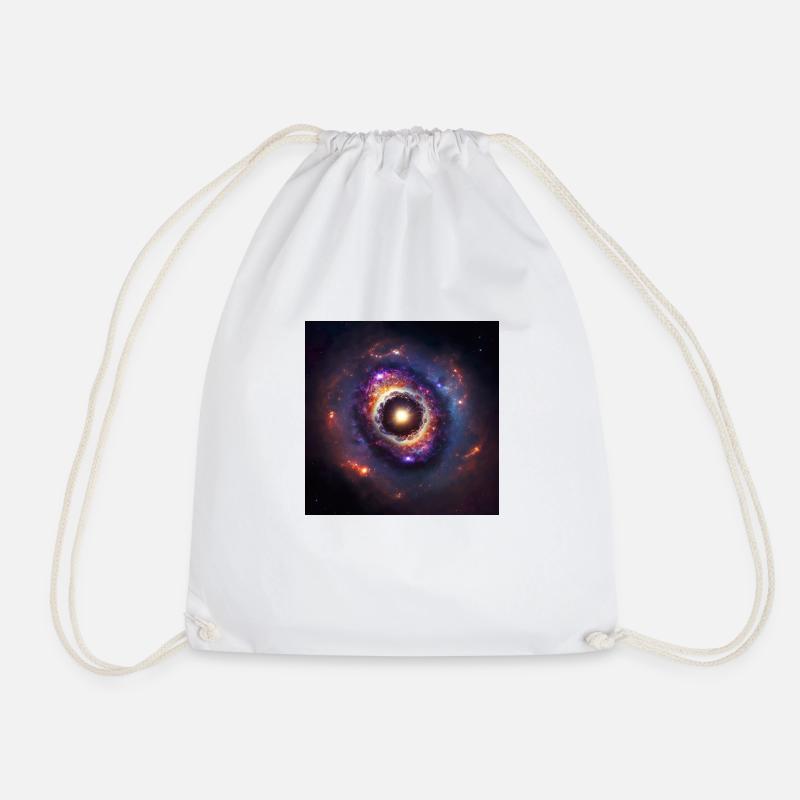 Cosmic Universe n°7 - Drawstring Bag - white