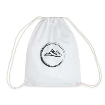 Freedom of the mountains - Drawstring Bag - white - Front