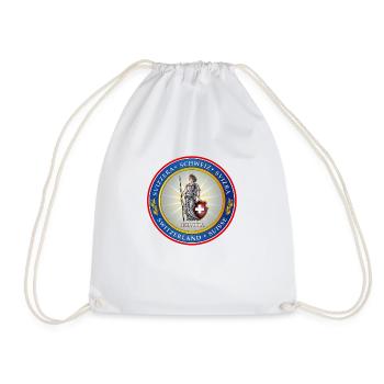 Helvetia Seal - Drawstring Bag - white - Front