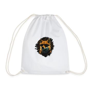Mysterious Doge - Drawstring Bag - white - Front