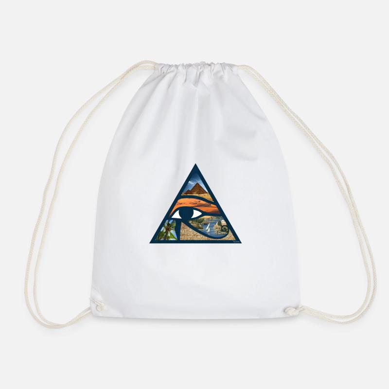 Oeil d'horus - Sac de sport léger - blanc