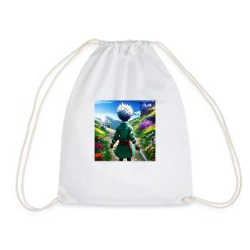Chemise d’anime « GON » - Sac de sport léger - blanc - Devant