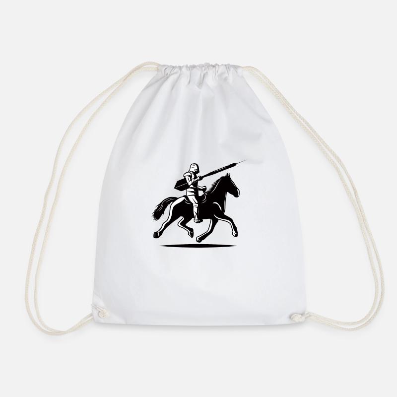 Cavalier de fléchettes - Sac de sport léger - blanc