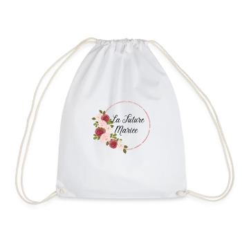 La future mariée floral - Sac de sport léger - blanc - Devant