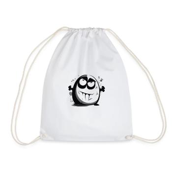 Angry tuber - Drawstring Bag - white - Front