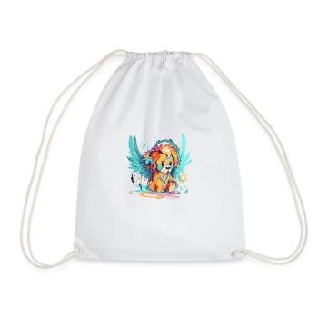 Léon le roi ailé - Sac de sport léger - blanc - Devant