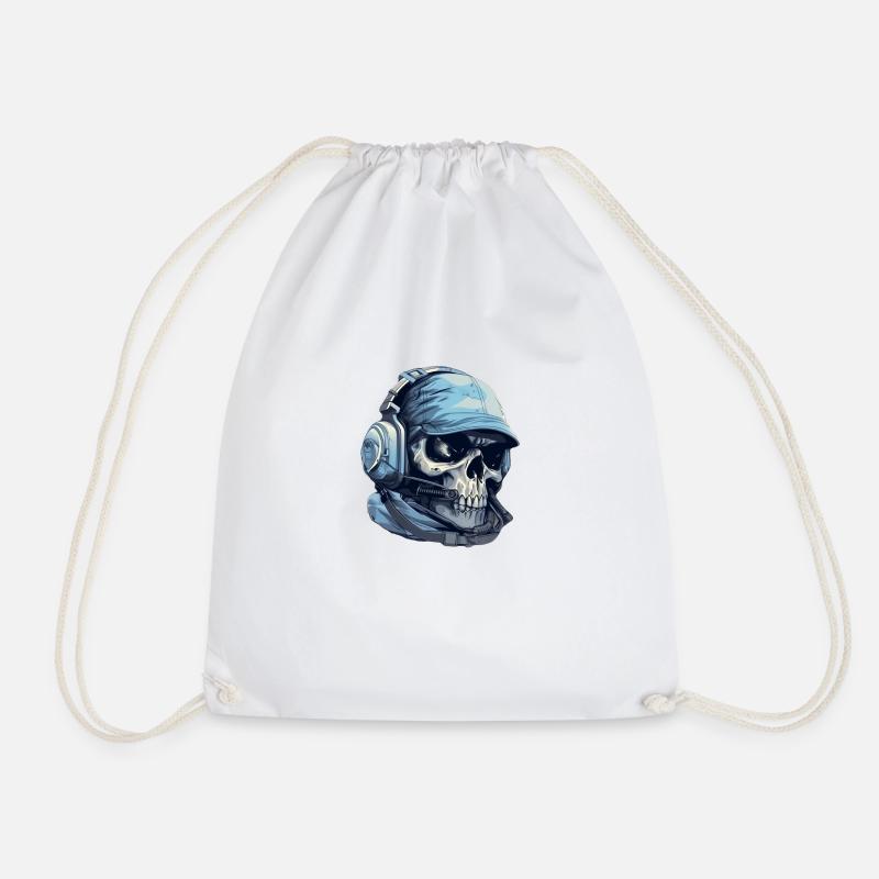 Tactical Skull - Turnbeutel - Weiß